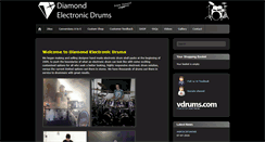 Desktop Screenshot of diamondelectronicdrums.com